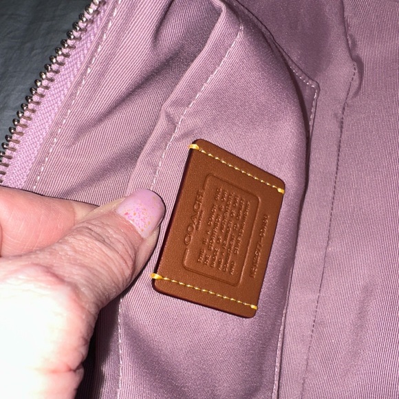 COACH Teri Signature Shoulder Bag/Crossbody (Purple) - Picture 9 of 12